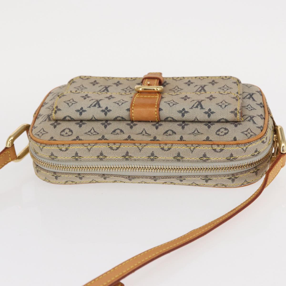 LOUIS VUITTON Monogram Mini Juliet MM Shoulder Bag Blue M92004 LV Auth ka602