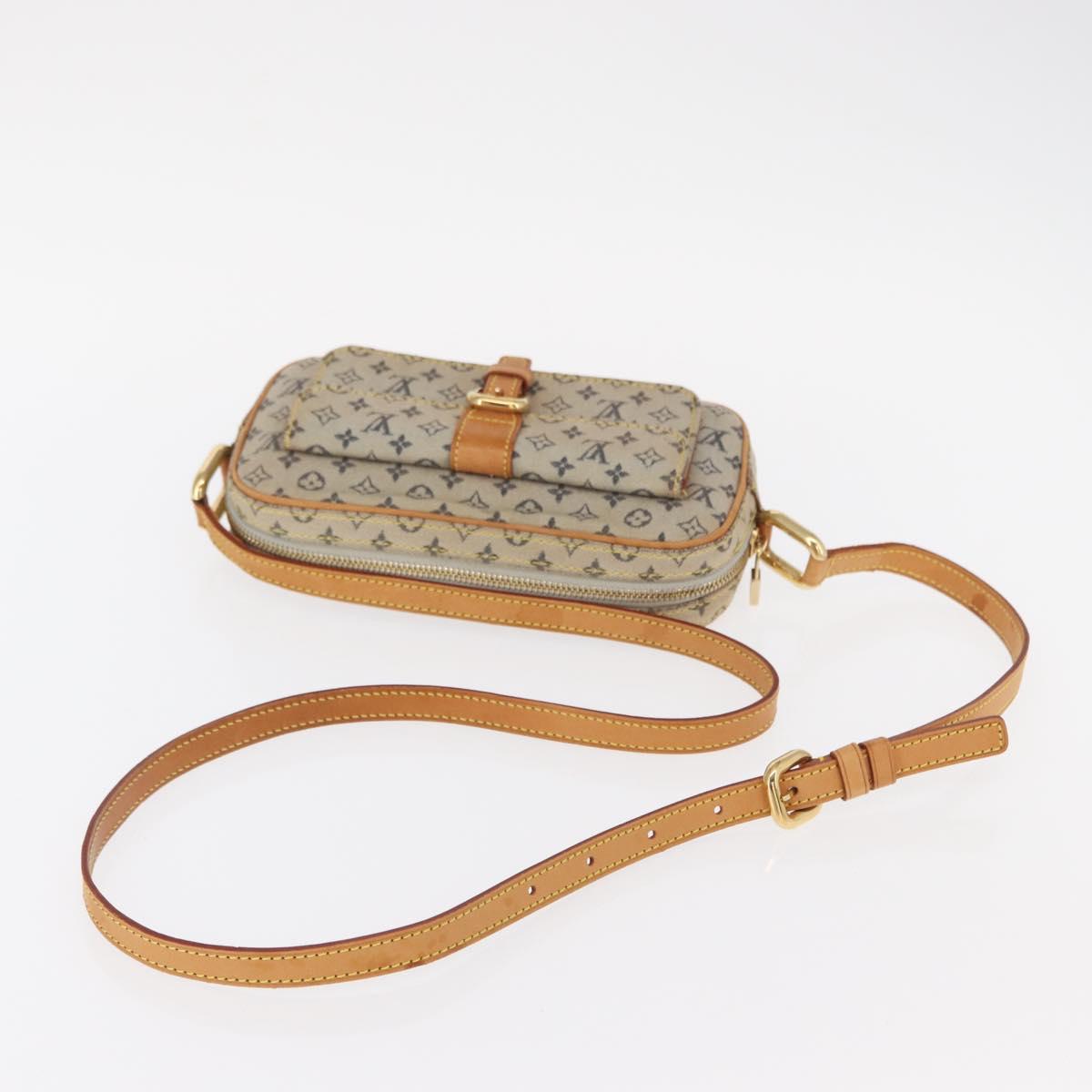 LOUIS VUITTON Monogram Mini Juliet MM Shoulder Bag Blue M92004 LV Auth ka602