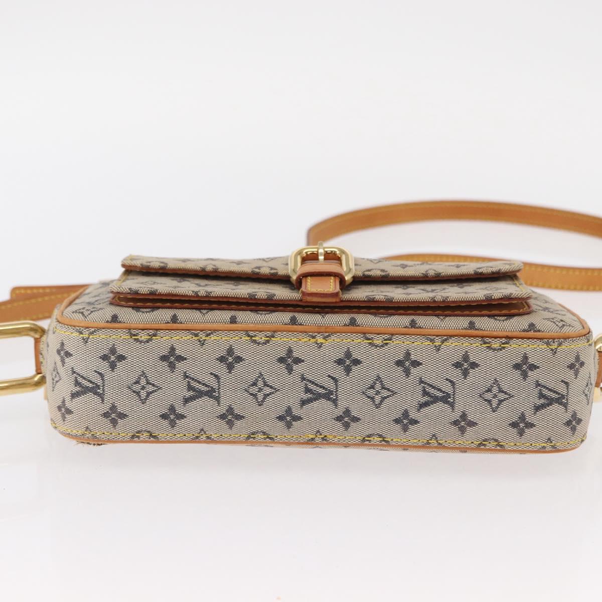 LOUIS VUITTON Monogram Mini Juliet MM Shoulder Bag Blue M92004 LV Auth ka602