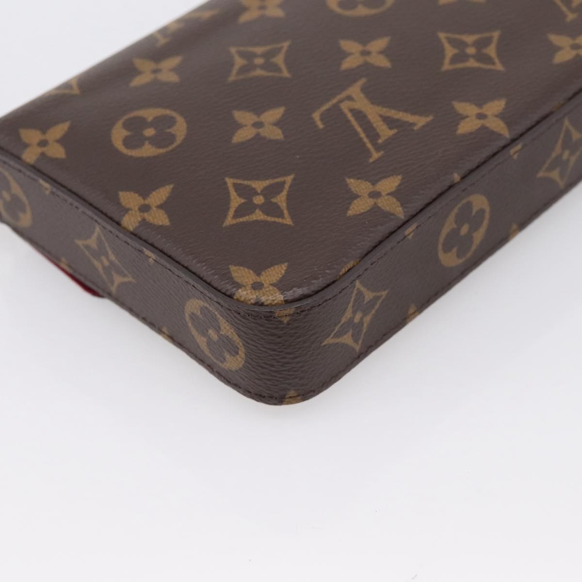 LOUIS VUITTON Monogram Wallet Pochette Felice Shoulder Bag M61276 Auth ka6025V