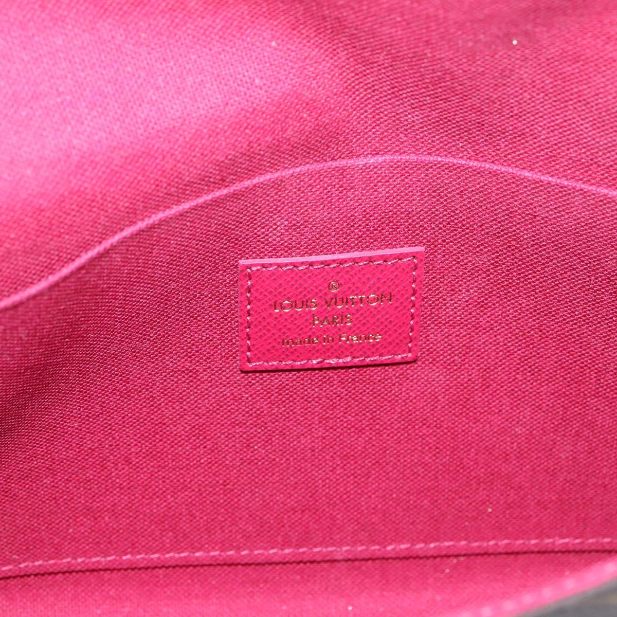 LOUIS VUITTON Monogram Wallet Pochette Felice Shoulder Bag M61276 Auth ka6025V