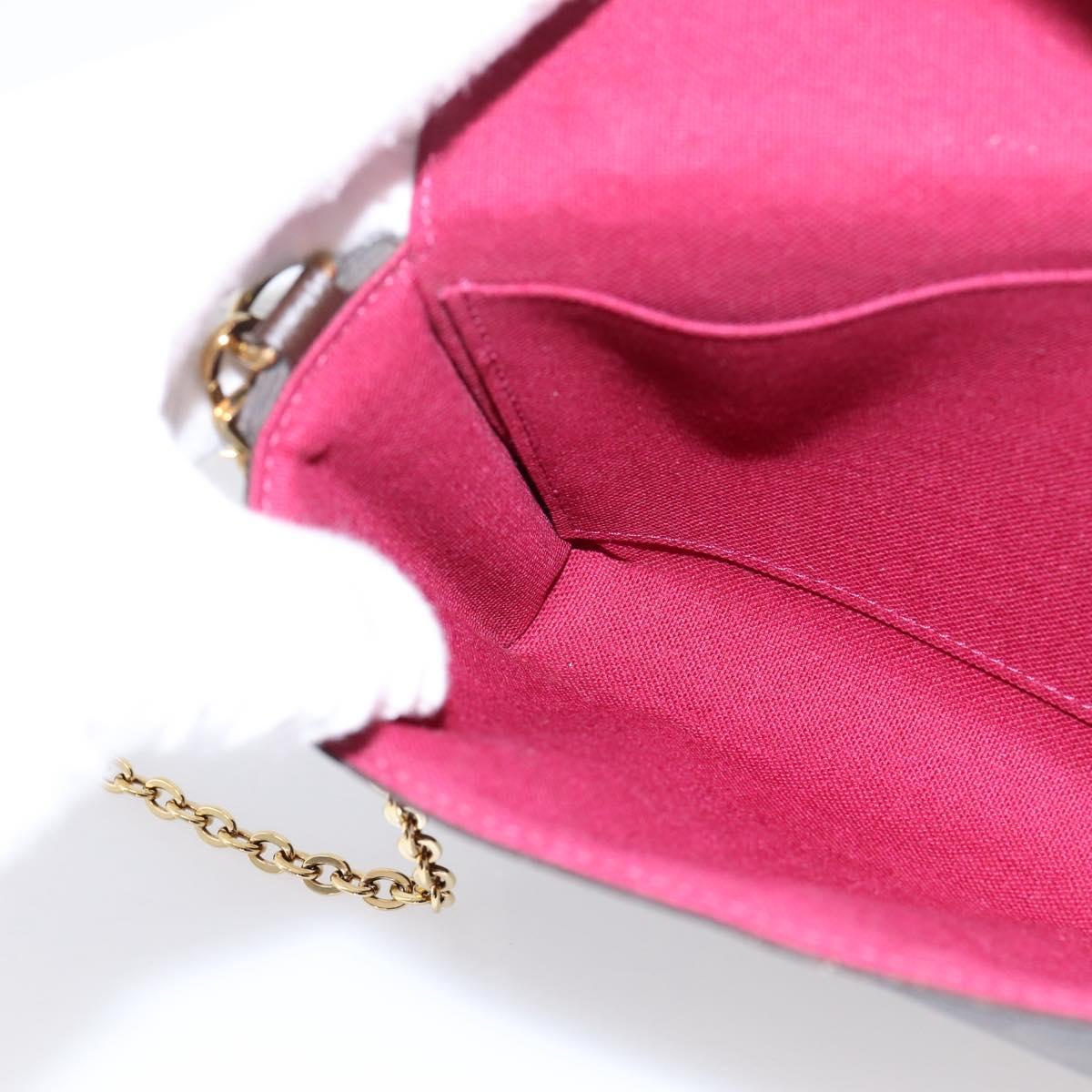LOUIS VUITTON Monogram Wallet Pochette Felice Shoulder Bag M61276 Auth ka6025V