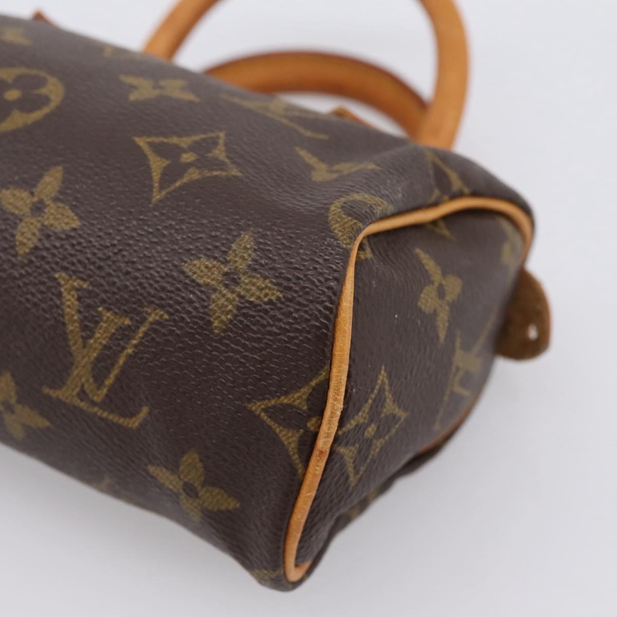 LOUIS VUITTON Monogram Mini Speedy Hand Bag M41534 LV Auth ka6031A