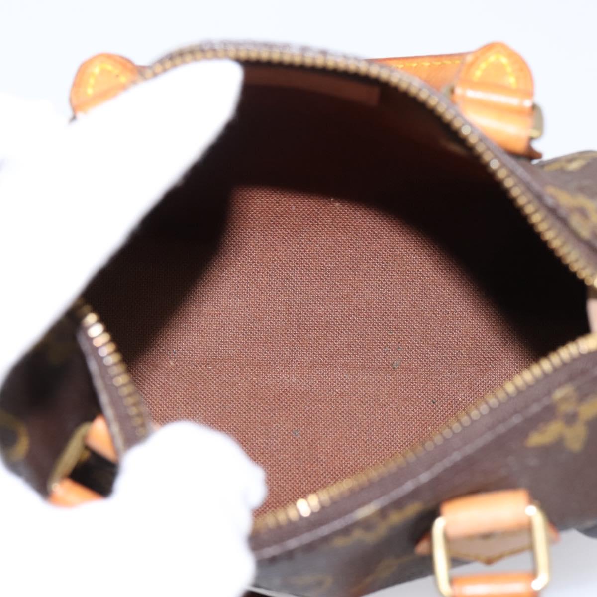 LOUIS VUITTON Monogram Mini Speedy Hand Bag M41534 LV Auth ka6031A
