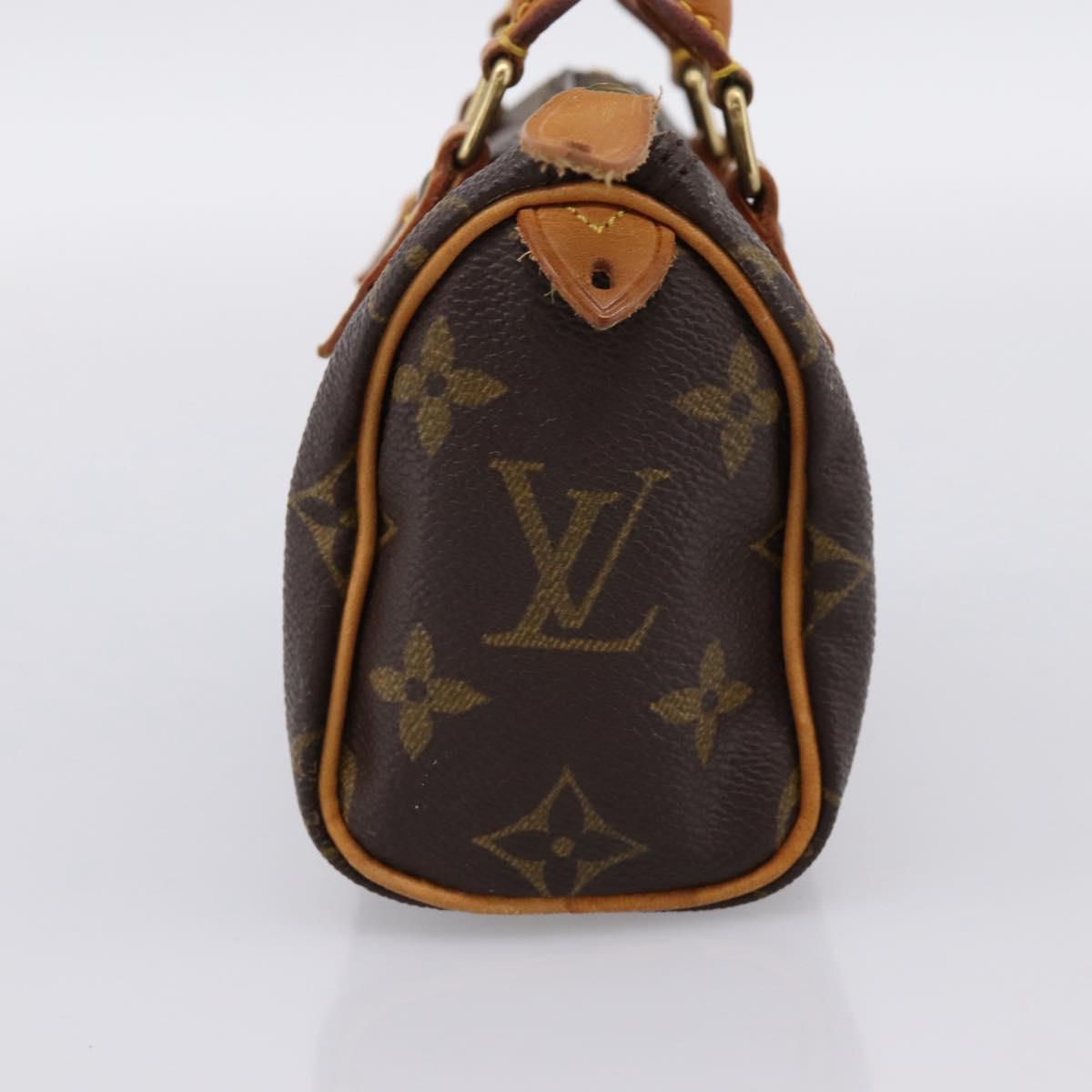 LOUIS VUITTON Monogram Mini Speedy Hand Bag M41534 LV Auth ka6031A