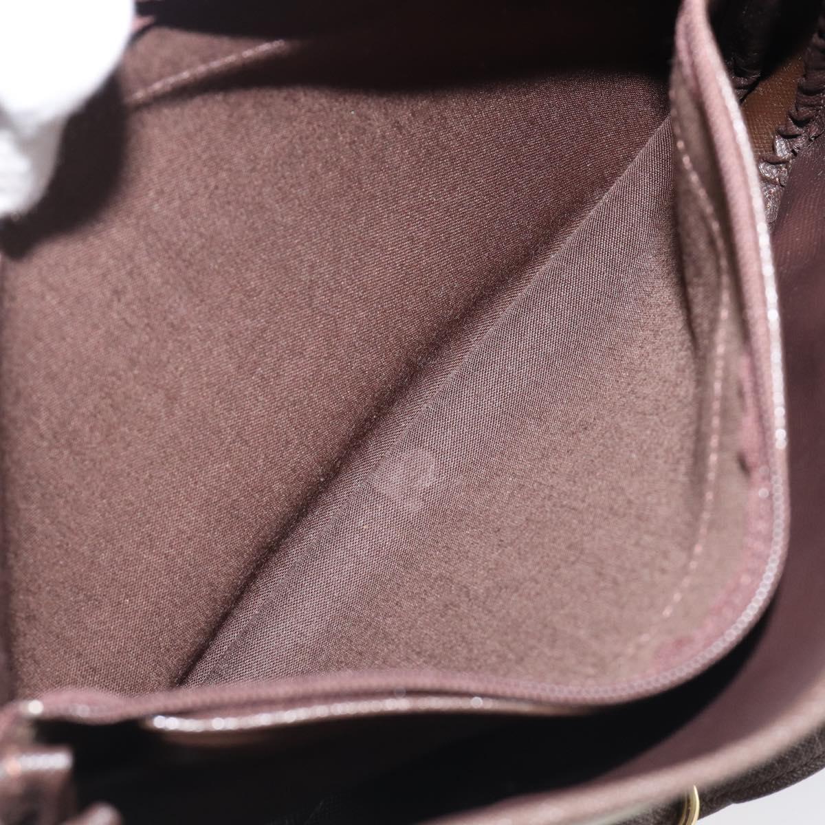 Burberrys Nova Check Shoulder Bag Canvas Beige Gold Auth ka6035