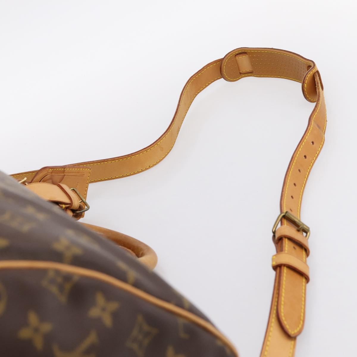 LOUIS VUITTON Monogram Keepall Bandouliere 60 Boston Bag M41412 LV Auth ka6038A