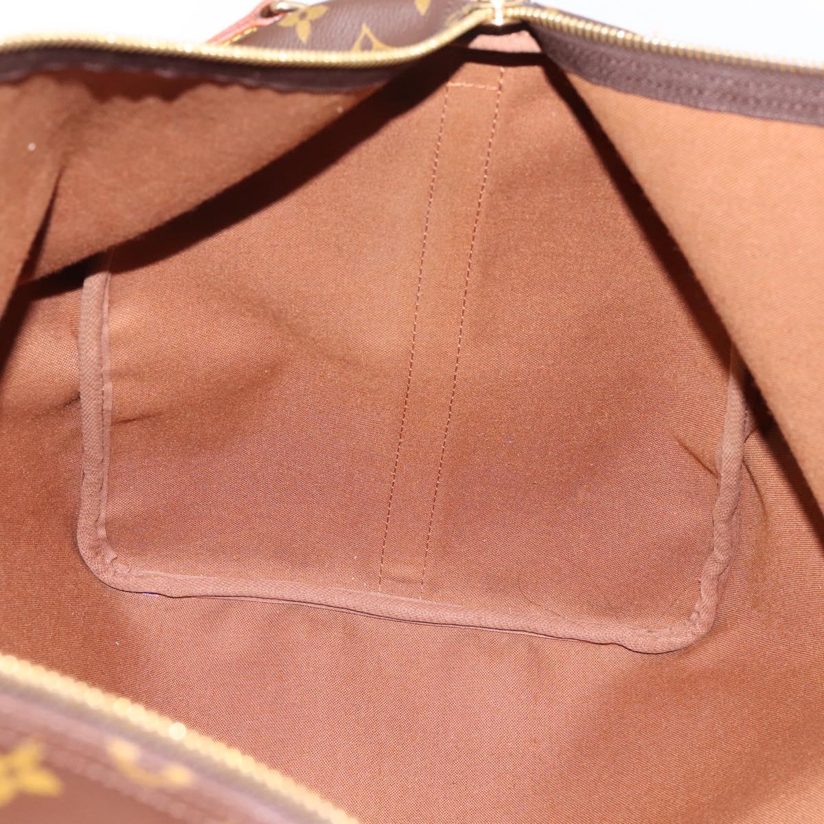 LOUIS VUITTON Monogram Keepall Bandouliere 60 Boston Bag M41412 LV Auth ka6038A