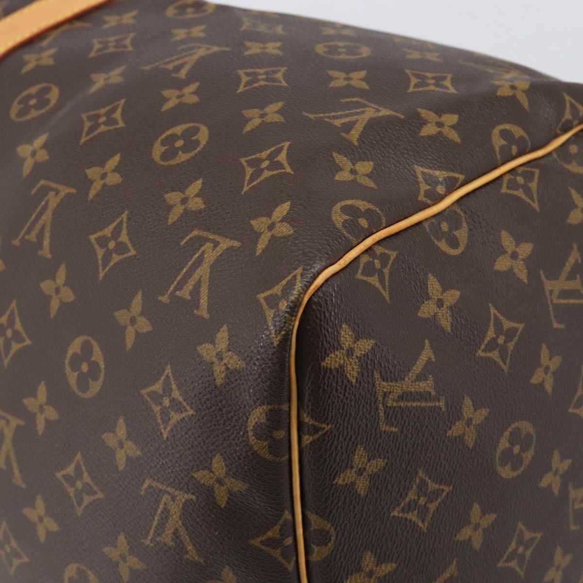 LOUIS VUITTON Monogram Keepall 55 Boston Bag M41424 LV Auth ka6039V