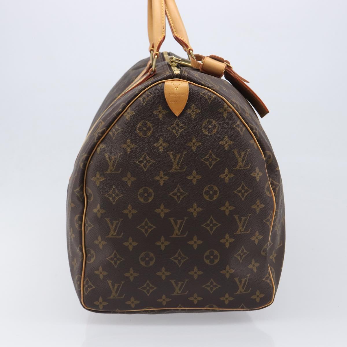 LOUIS VUITTON Monogram Keepall 55 Boston Bag M41424 LV Auth ka6039V
