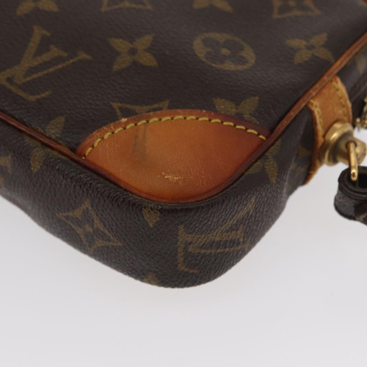 LOUIS VUITTON Monogram Marly Dragonne PM Clutch Bag M51827 LV Auth ka604