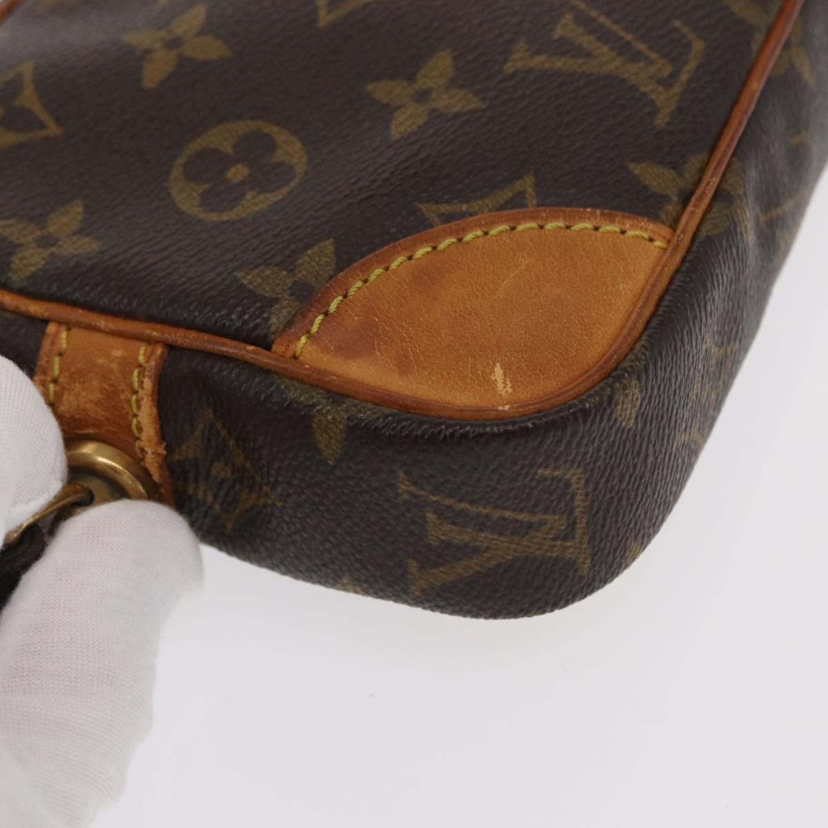 LOUIS VUITTON Monogram Marly Dragonne PM Clutch Bag M51827 LV Auth ka604