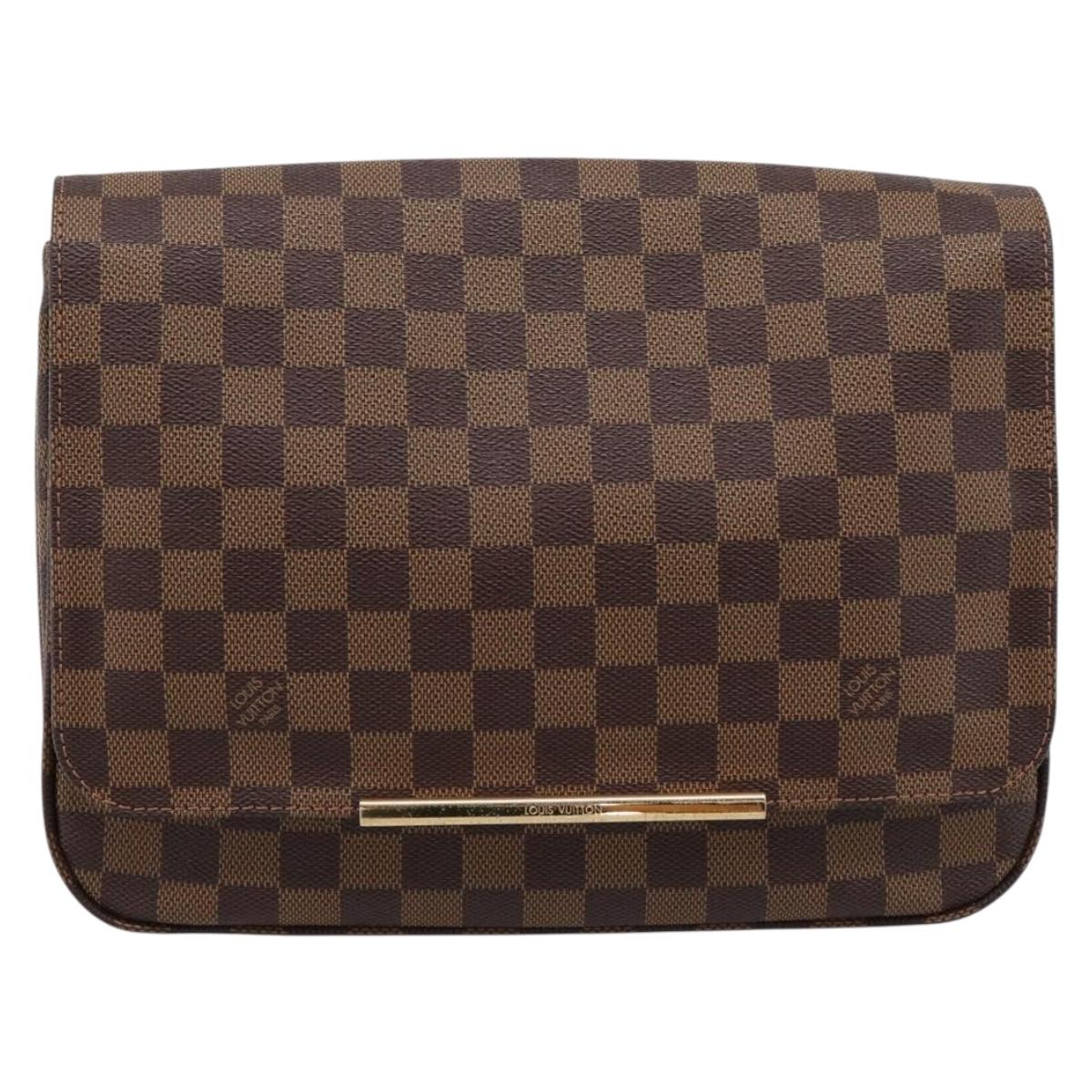 LOUIS VUITTON Damier Ebene Hoxton PM Shoulder Bag N41257 LV Auth ka6040V