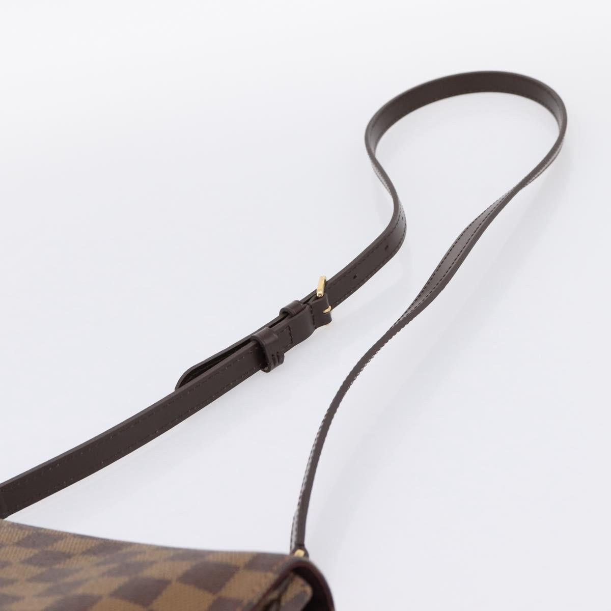 LOUIS VUITTON Damier Ebene Hoxton PM Shoulder Bag N41257 LV Auth ka6040V