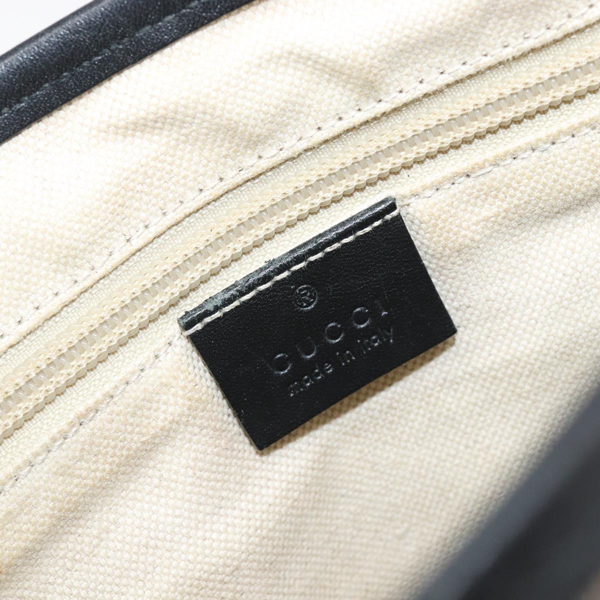 GUCCI Diamante Shoulder Bag Canvas Leather Brown Silver 295679 Auth ka6042