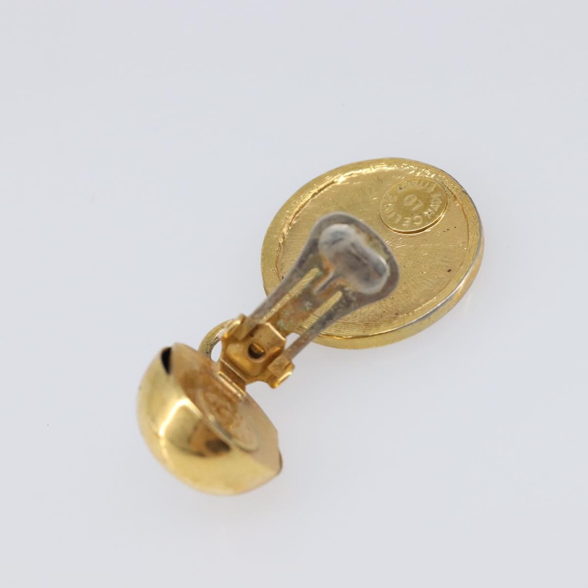 GIVENCHY Celine Earring metal 2 Set Gold Tone Auth ka6049