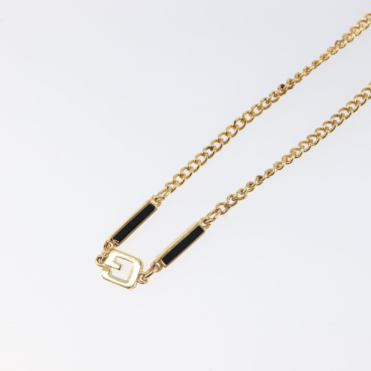GIVENCHY Necklace metal Gold Auth ka6050