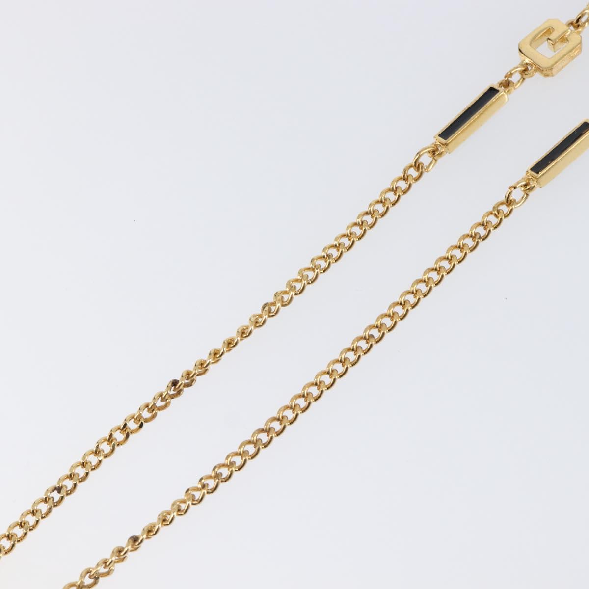 GIVENCHY Necklace metal Gold Auth ka6050