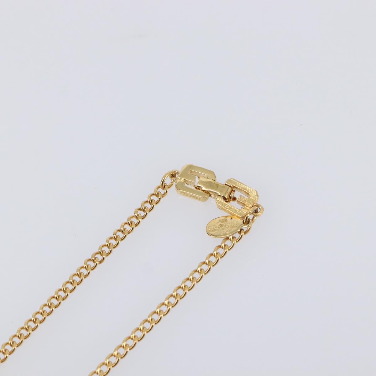 GIVENCHY Necklace metal Gold Auth ka6050