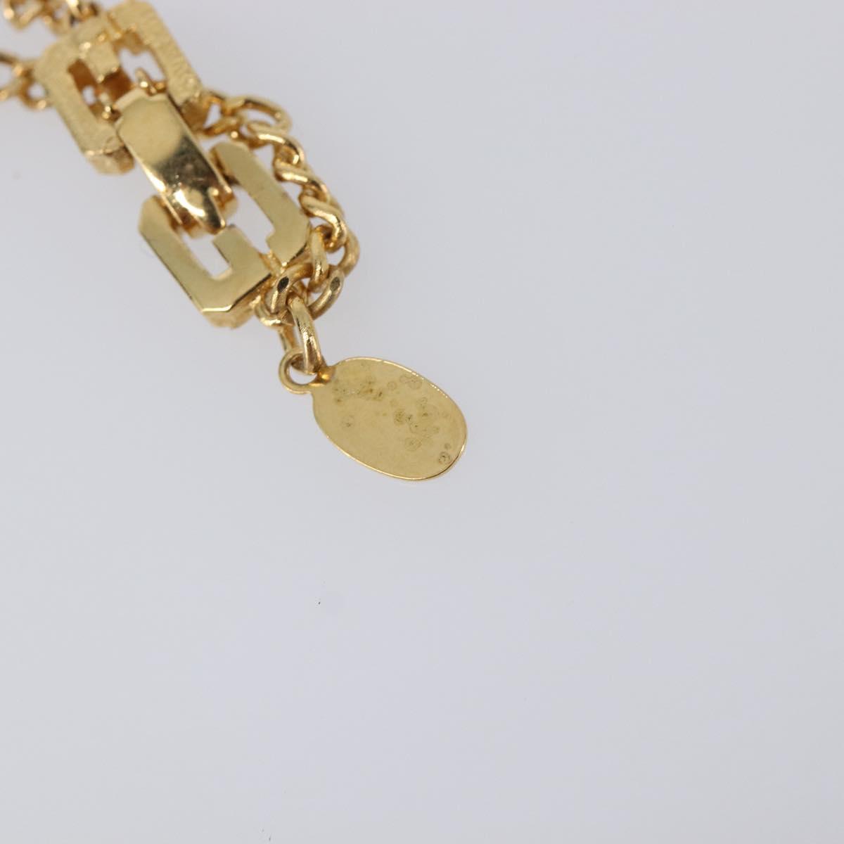 GIVENCHY Necklace metal Gold Auth ka6050
