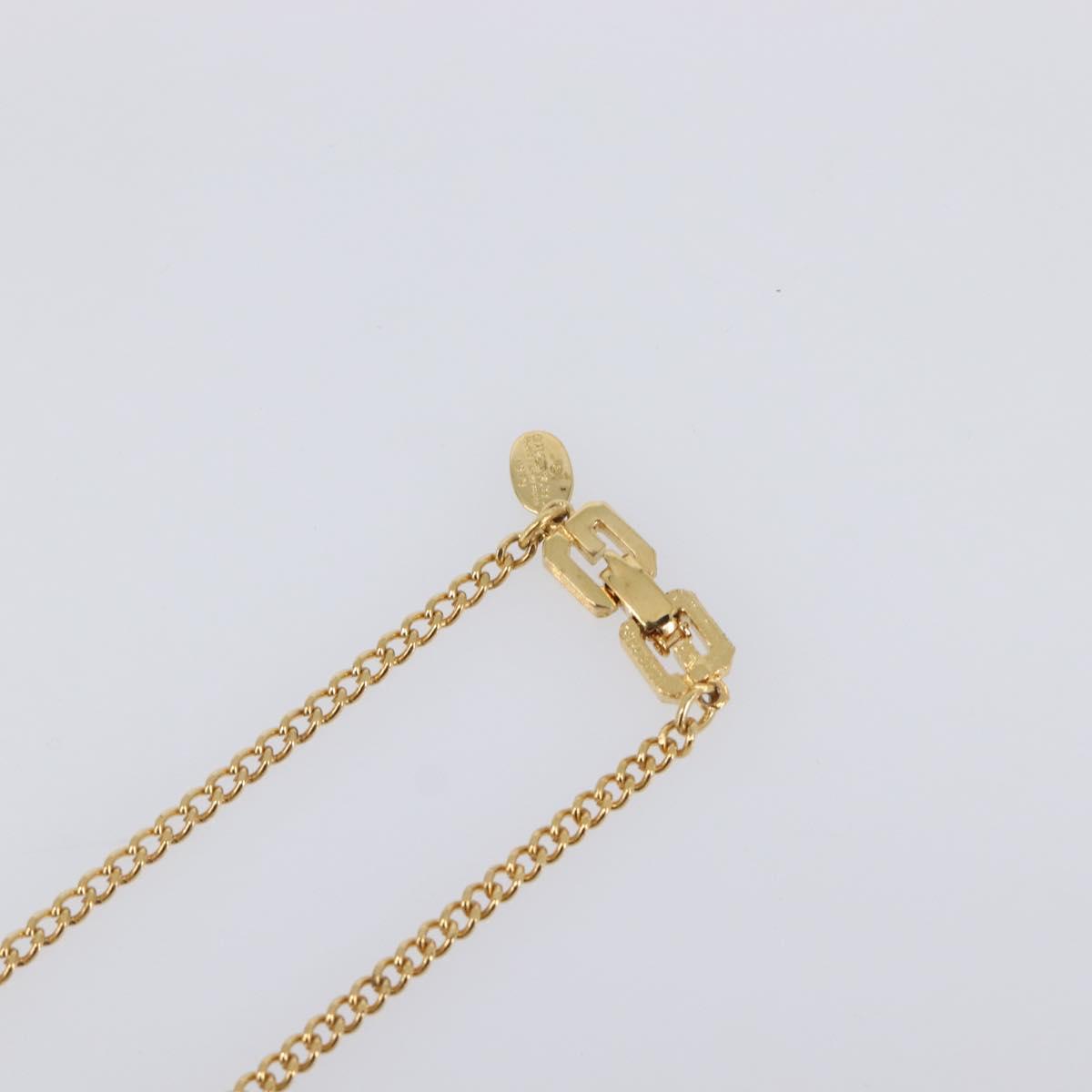 GIVENCHY Necklace metal Gold Auth ka6050