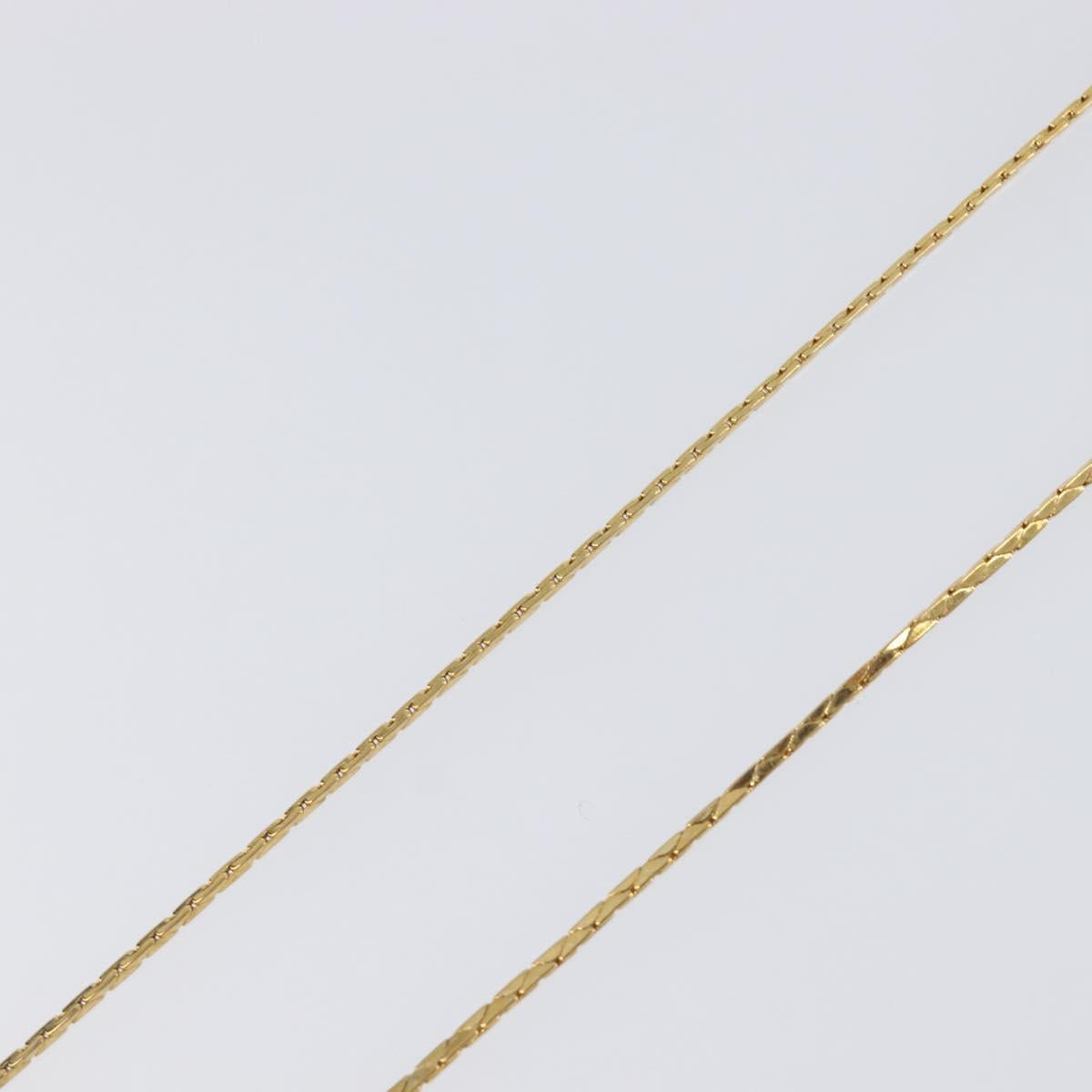GIVENCHY Necklace metal Gold Auth ka6052