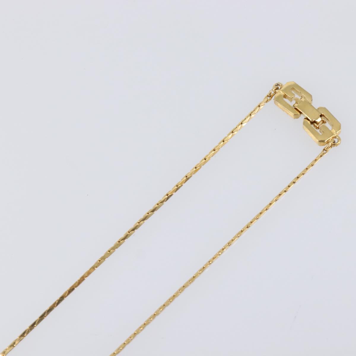 GIVENCHY Necklace metal Gold Auth ka6052