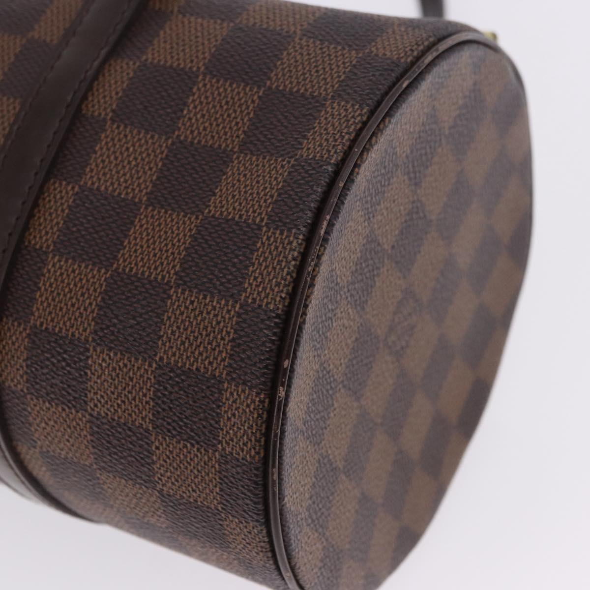 LOUIS VUITTON Damier Ebene Papillon 30 Hand Bag N51303 LV Auth ka6057V