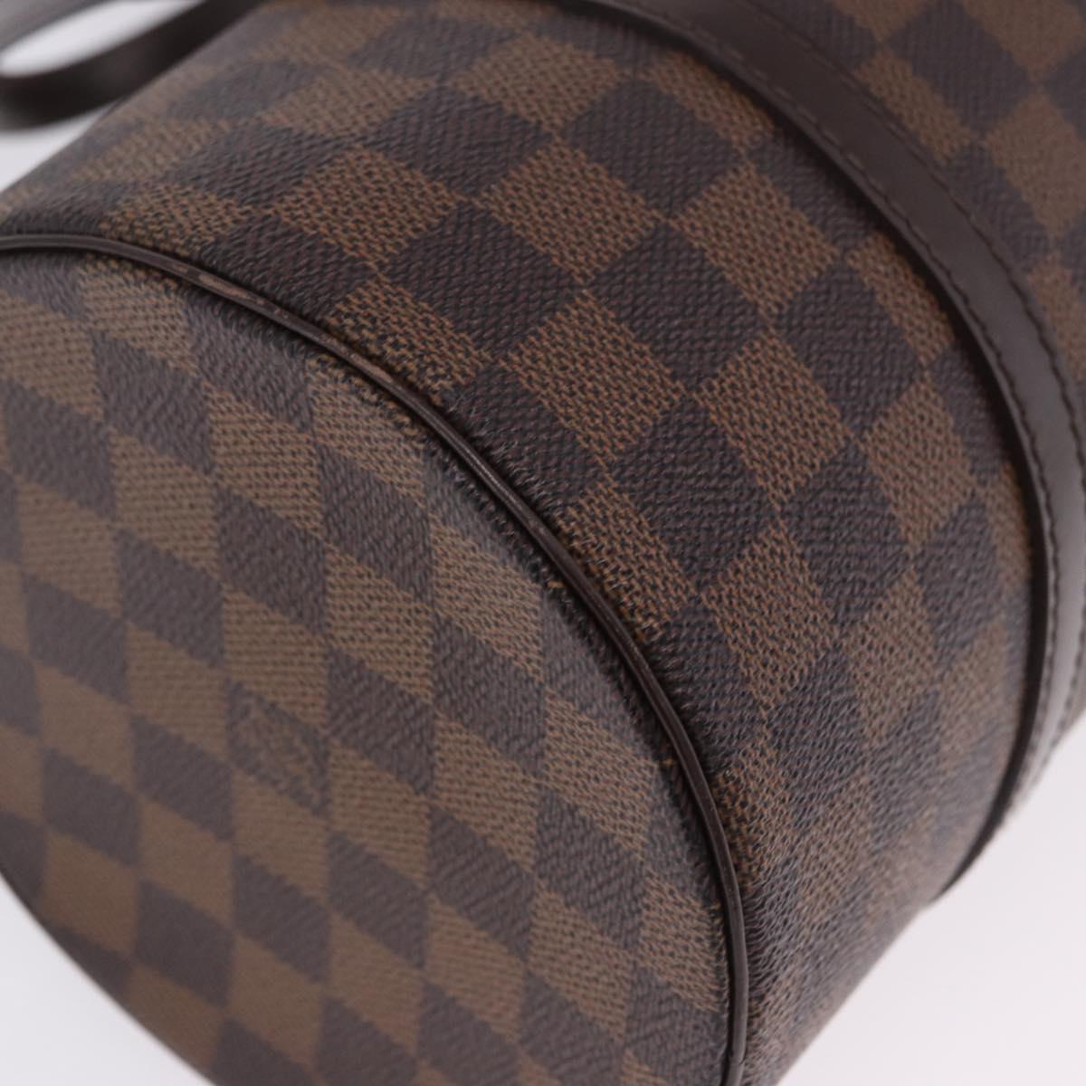 LOUIS VUITTON Damier Ebene Papillon 30 Hand Bag N51303 LV Auth ka6057V