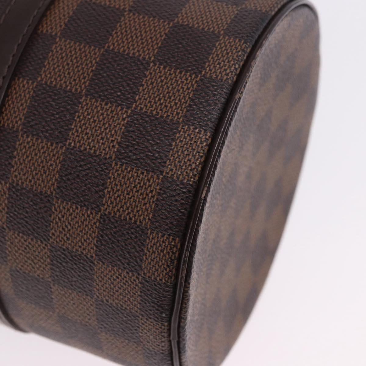 LOUIS VUITTON Damier Ebene Papillon 30 Hand Bag N51303 LV Auth ka6057V