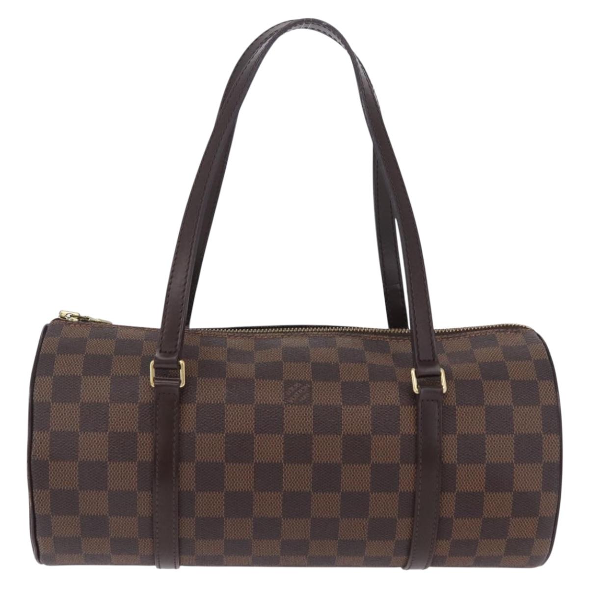 LOUIS VUITTON Damier Ebene Papillon 30 Hand Bag N51303 LV Auth ka6057V
