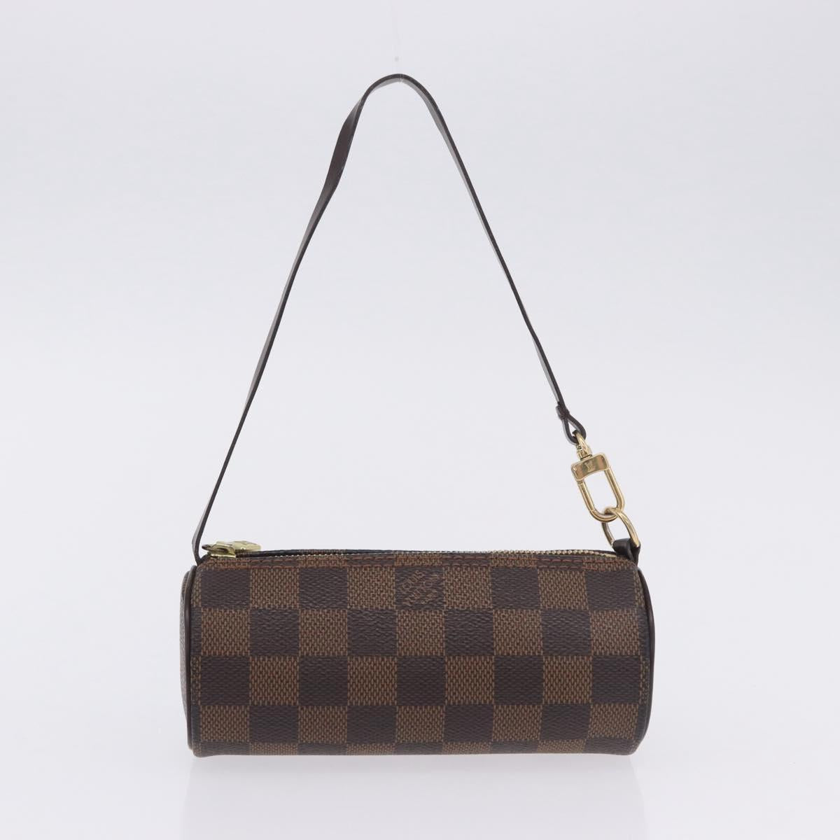 LOUIS VUITTON Damier Ebene Papillon 30 Hand Bag N51303 LV Auth ka6057V