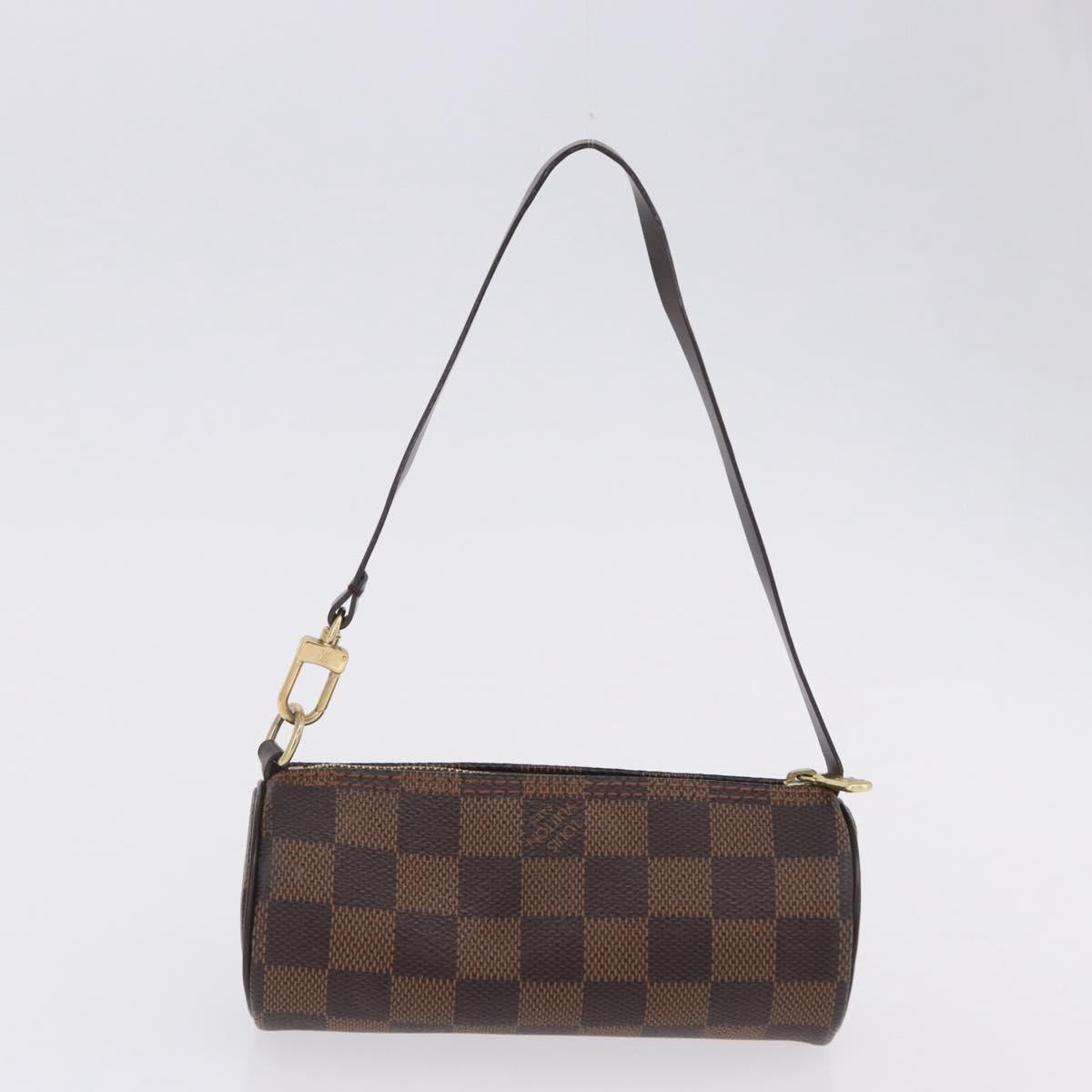 LOUIS VUITTON Damier Ebene Papillon 30 Hand Bag N51303 LV Auth ka6057V