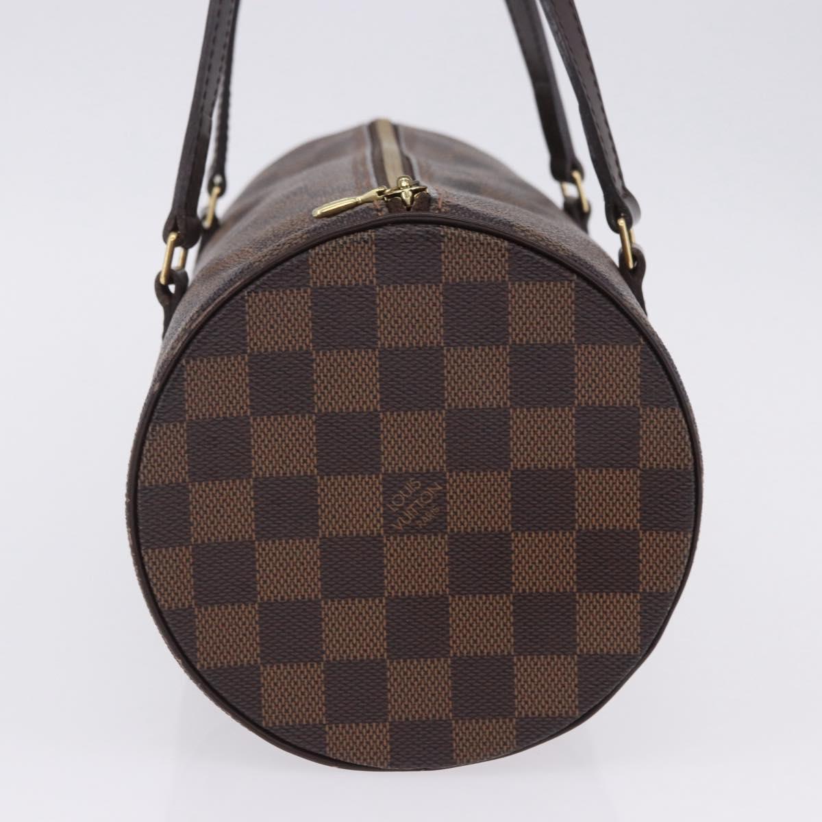 LOUIS VUITTON Damier Ebene Papillon 30 Hand Bag N51303 LV Auth ka6057V