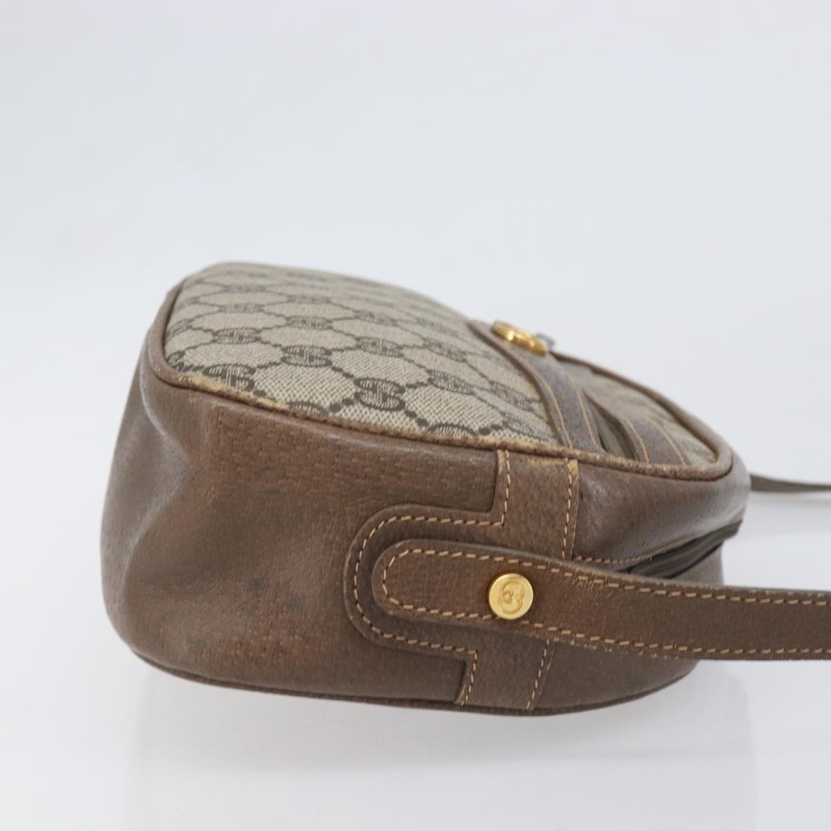 GUCCI GG Supreme Shoulder Bag PVC Beige Gold 001 067 1283 Auth ka6059