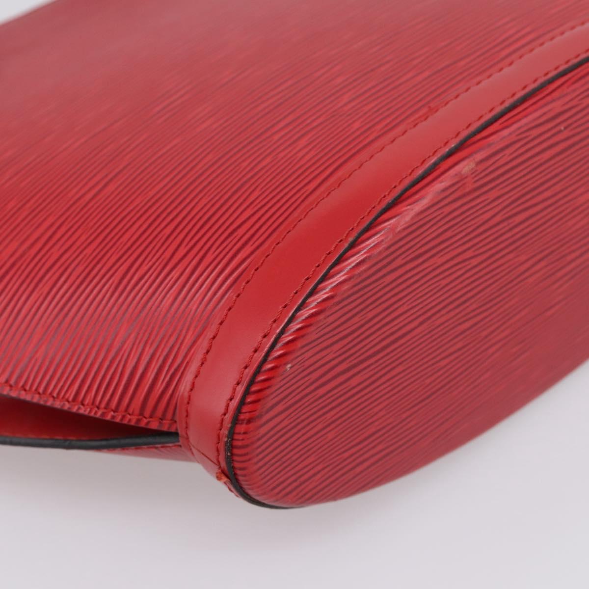 LOUIS VUITTON Epi Saint Jacques Hand Bag Red M52277 LV Auth ka6069