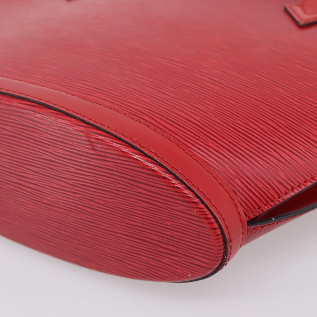 LOUIS VUITTON Epi Saint Jacques Hand Bag Red M52277 LV Auth ka6069