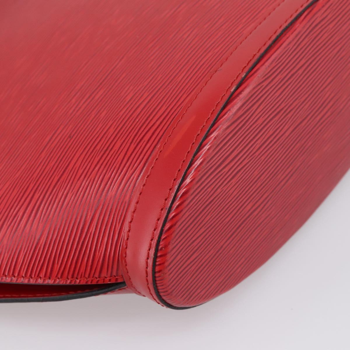 LOUIS VUITTON Epi Saint Jacques Hand Bag Red M52277 LV Auth ka6069
