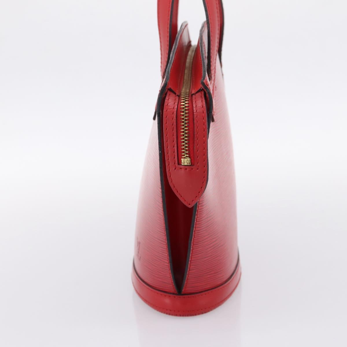 LOUIS VUITTON Epi Saint Jacques Hand Bag Red M52277 LV Auth ka6069