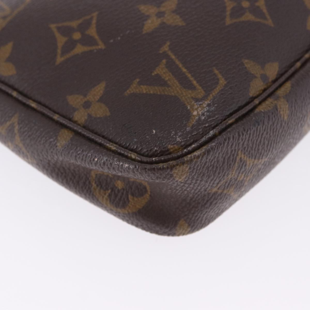 LOUIS VUITTON Monogram Pochette Accessoires Pouch M51980 LV Auth ka6080A