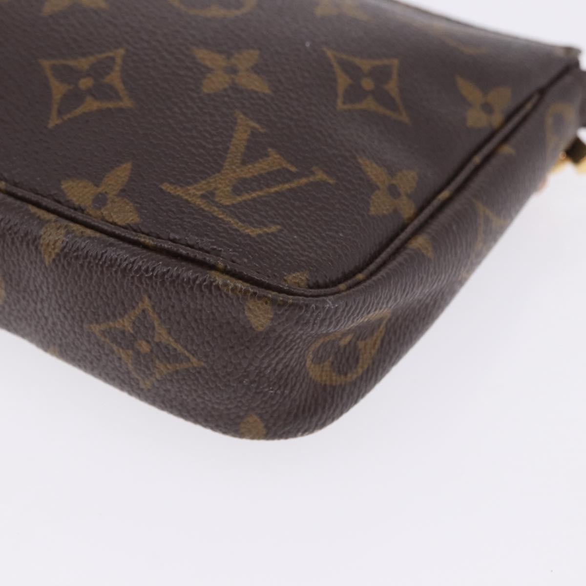 LOUIS VUITTON Monogram Pochette Accessoires Pouch M51980 LV Auth ka6080A
