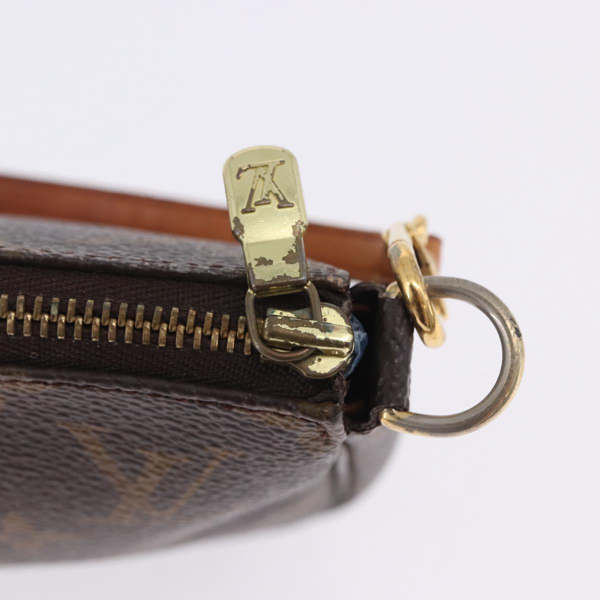 LOUIS VUITTON Monogram Pochette Accessoires Pouch M51980 LV Auth ka6080A