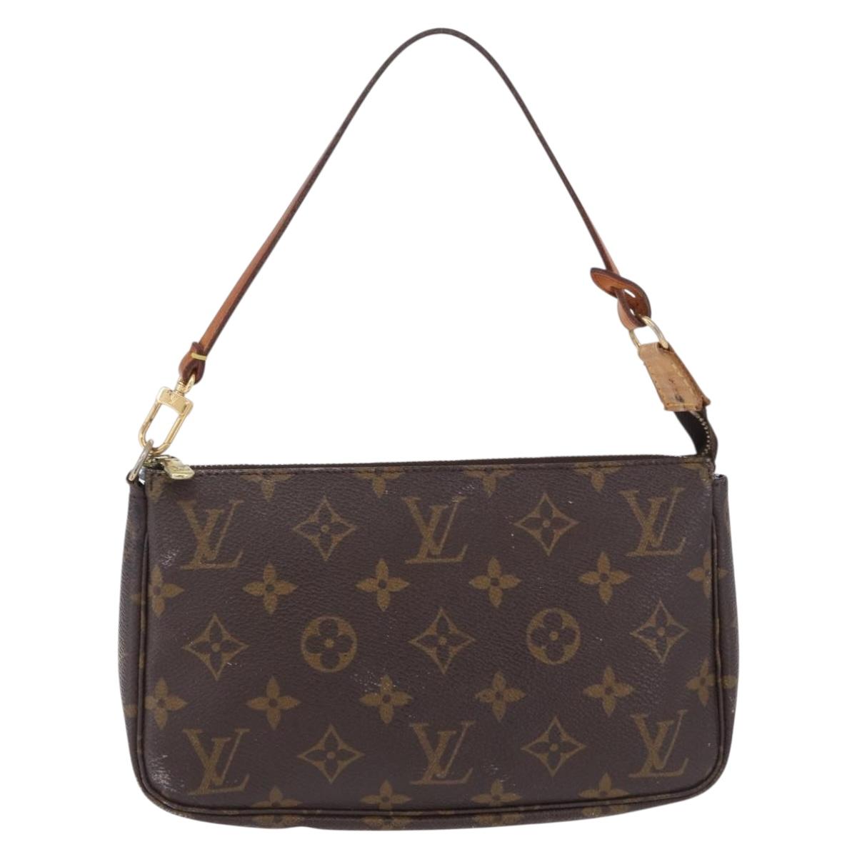 LOUIS VUITTON Monogram Pochette Accessoires Pouch M51980 LV Auth ka6080A