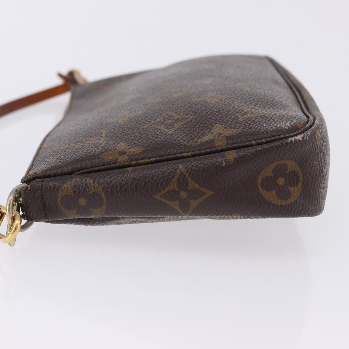 LOUIS VUITTON Monogram Pochette Accessoires Pouch M51980 LV Auth ka6080A