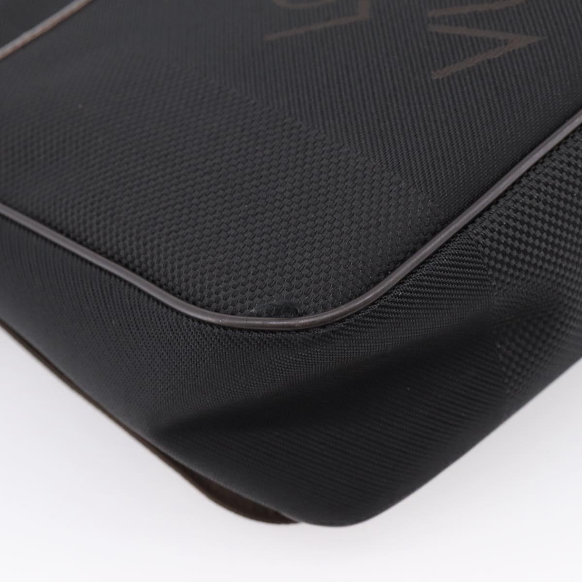 LOUIS VUITTON Damier Geant Petit Message Shoulder Bag Black M93618 Auth ka6081