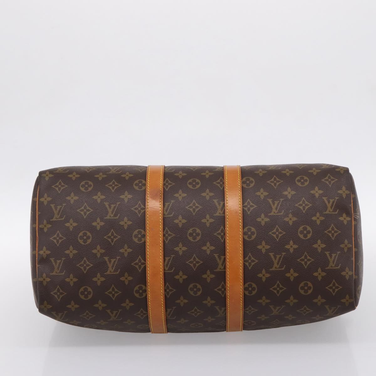 LOUIS VUITTON Monogram Keepall 45 Boston Bag M41428 LV Auth ka6082