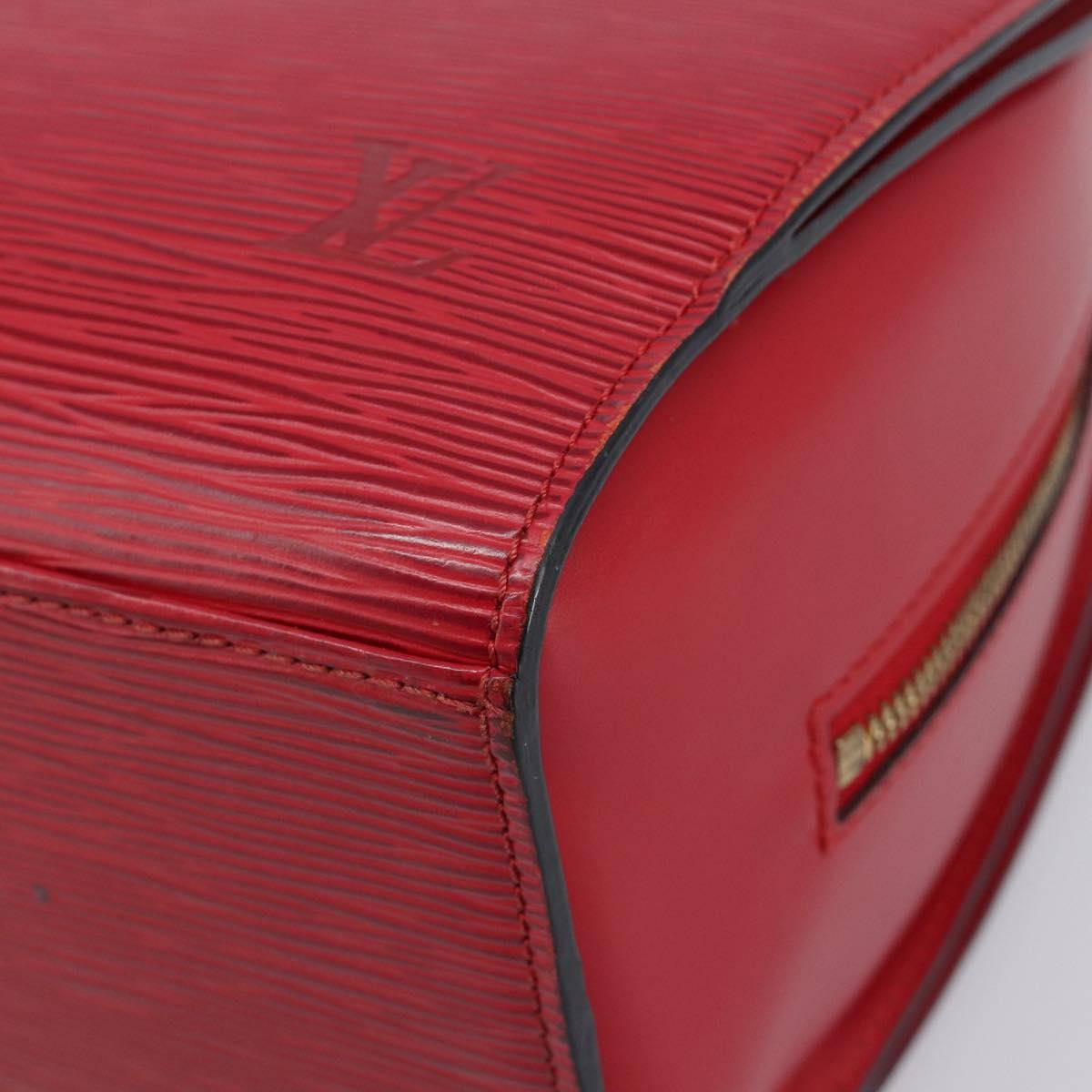 LOUIS VUITTON Epi Pont Neuf Hand Bag Red M52057 LV Auth ka6088