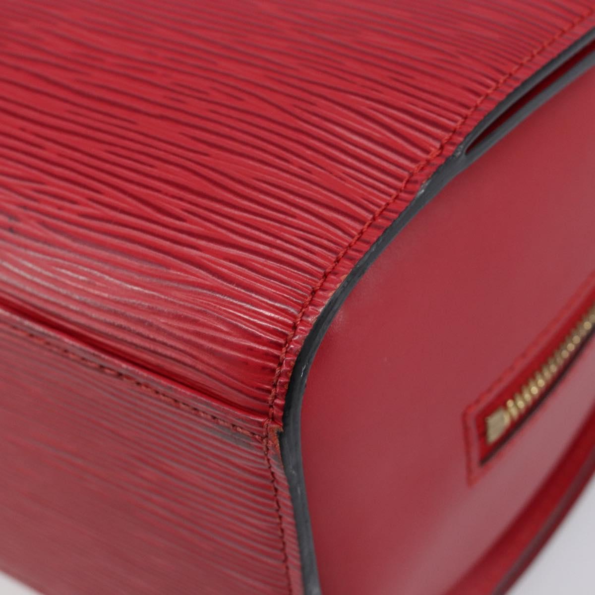 LOUIS VUITTON Epi Pont Neuf Hand Bag Red M52057 LV Auth ka6088