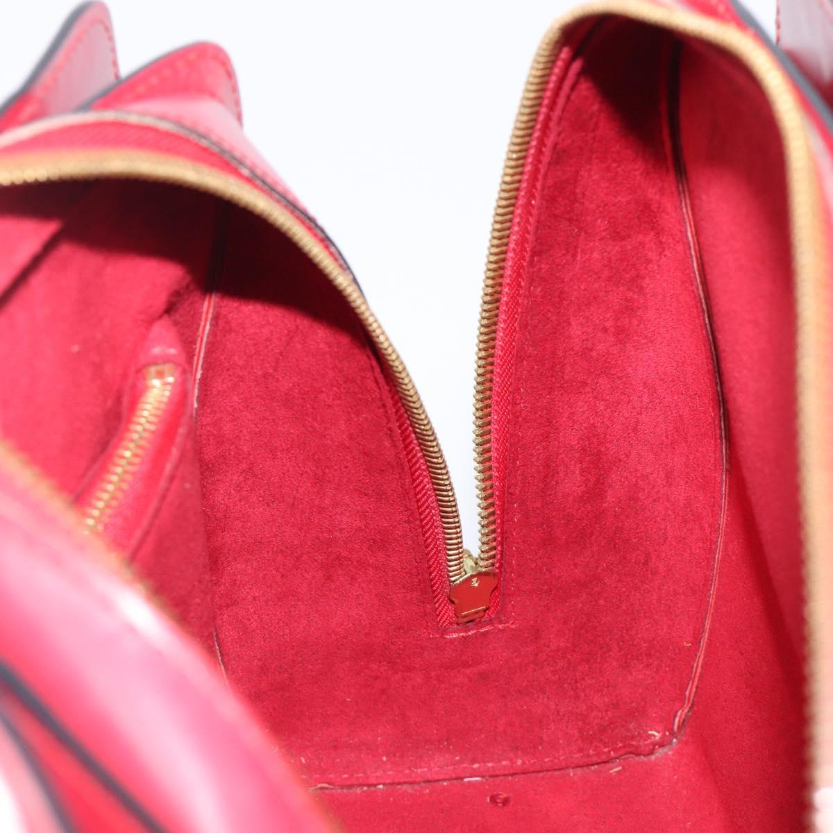 LOUIS VUITTON Epi Pont Neuf Hand Bag Red M52057 LV Auth ka6088