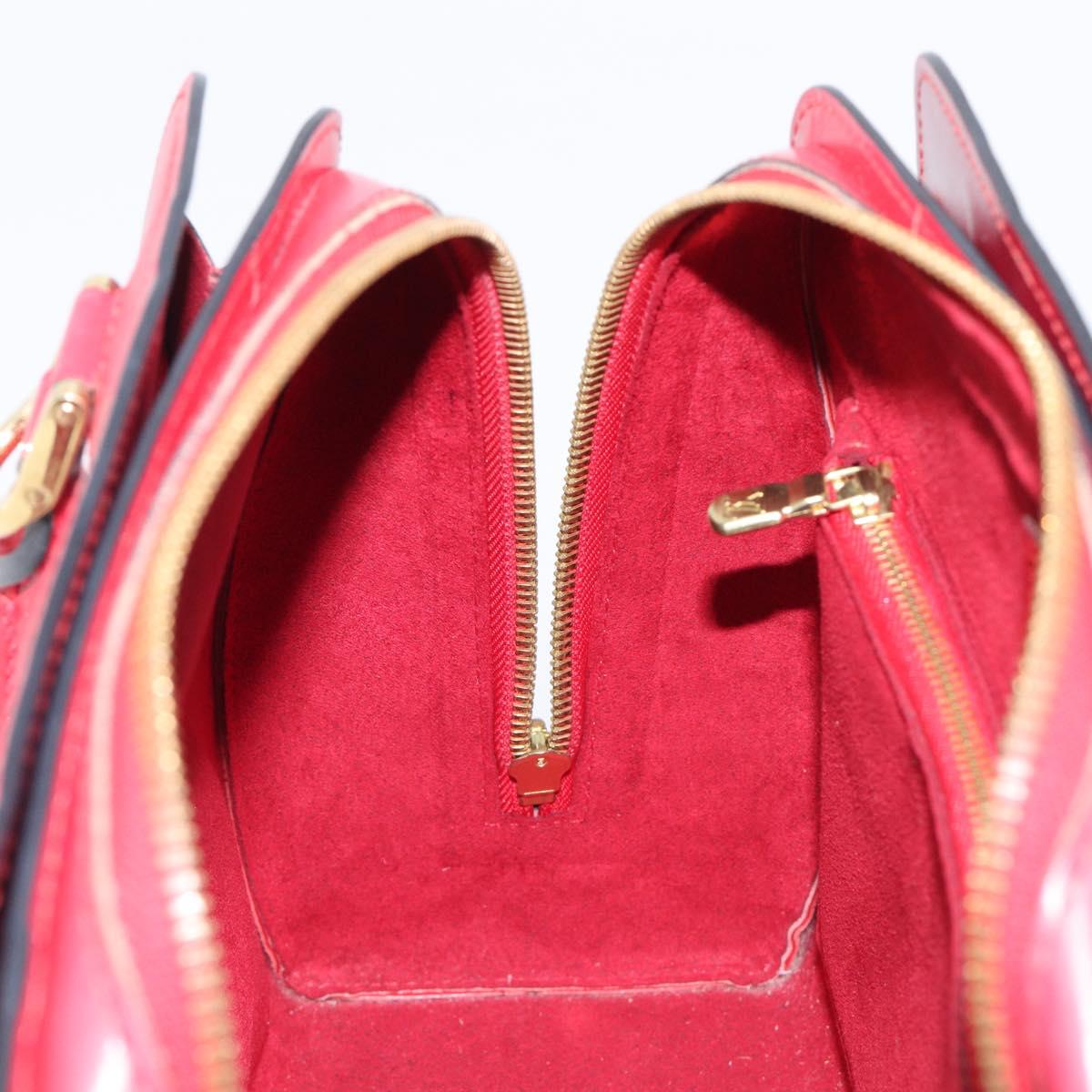 LOUIS VUITTON Epi Pont Neuf Hand Bag Red M52057 LV Auth ka6088